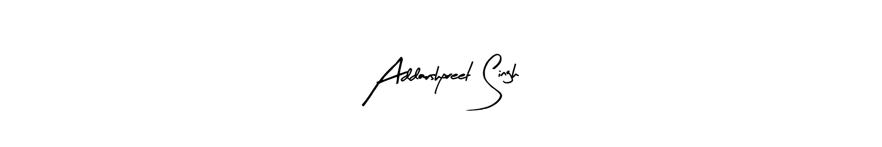 Make a beautiful signature design for name Addarshpreet Singh. With this signature (Arty Signature) style, you can create a handwritten signature for free. Addarshpreet Singh signature style 8 images and pictures png