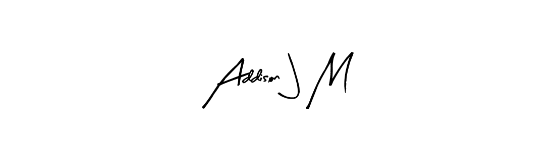 How to make Addison J M signature? Arty Signature is a professional autograph style. Create handwritten signature for Addison J M name. Addison J M signature style 8 images and pictures png