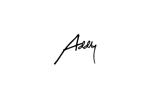 Design your own signature with our free online signature maker. With this signature software, you can create a handwritten (Arty Signature) signature for name Addly. Addly signature style 8 images and pictures png