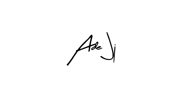 Arty Signature is a professional signature style that is perfect for those who want to add a touch of class to their signature. It is also a great choice for those who want to make their signature more unique. Get Ade Jj name to fancy signature for free. Ade Jj signature style 8 images and pictures png