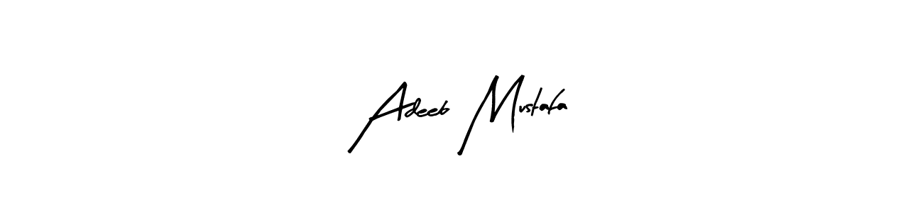 Make a beautiful signature design for name Adeeb Mustafa. With this signature (Arty Signature) style, you can create a handwritten signature for free. Adeeb Mustafa signature style 8 images and pictures png