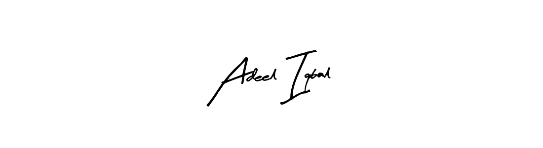 You can use this online signature creator to create a handwritten signature for the name Adeel Iqbal. This is the best online autograph maker. Adeel Iqbal signature style 8 images and pictures png