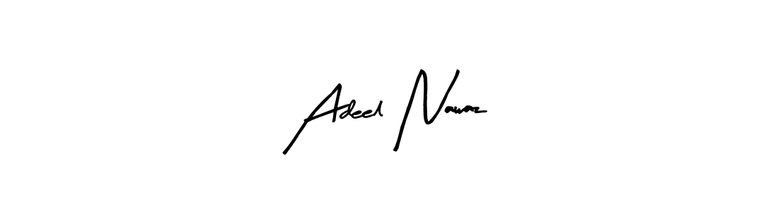 Design your own signature with our free online signature maker. With this signature software, you can create a handwritten (Arty Signature) signature for name Adeel Nawaz. Adeel Nawaz signature style 8 images and pictures png