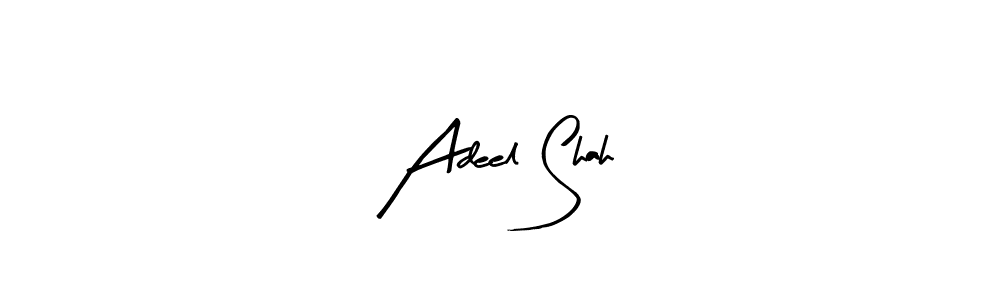 Adeel Shah stylish signature style. Best Handwritten Sign (Arty Signature) for my name. Handwritten Signature Collection Ideas for my name Adeel Shah. Adeel Shah signature style 8 images and pictures png