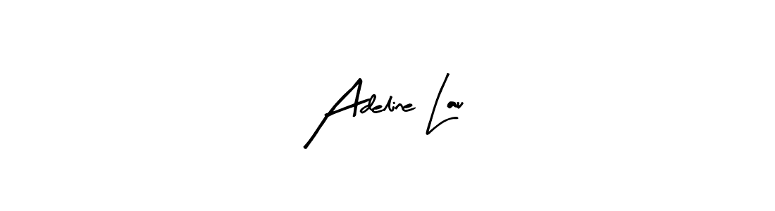 You should practise on your own different ways (Arty Signature) to write your name (Adeline Lau) in signature. don't let someone else do it for you. Adeline Lau signature style 8 images and pictures png