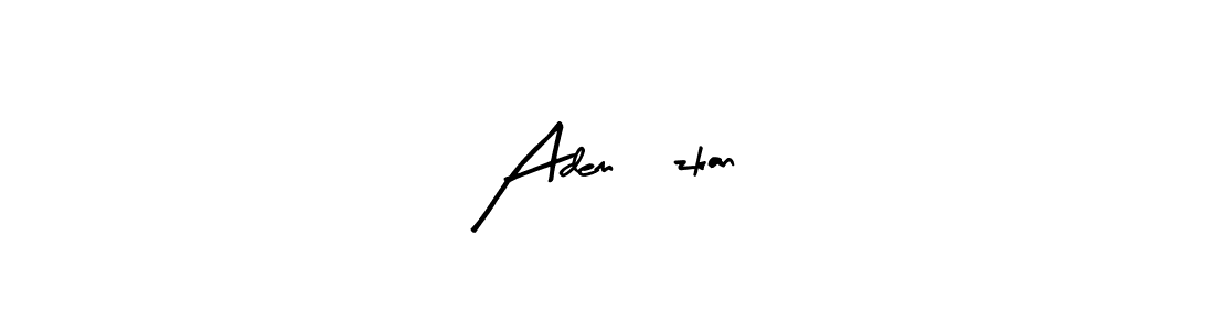 Design your own signature with our free online signature maker. With this signature software, you can create a handwritten (Arty Signature) signature for name Adem özkan. Adem özkan signature style 8 images and pictures png