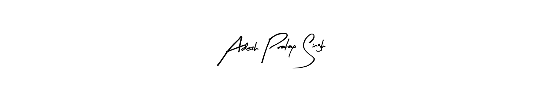 Use a signature maker to create a handwritten signature online. With this signature software, you can design (Arty Signature) your own signature for name Adesh Pratap Singh. Adesh Pratap Singh signature style 8 images and pictures png