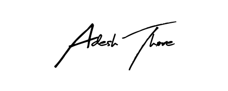 Master the art of signing with Adesh Thore written in fluent Arty Signature script. A great template to practice and refine your handwriting. Adesh Thore signature style 8 images and pictures png