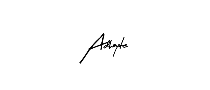 Make a beautiful signature design for name Adhapte. With this signature (Arty Signature) style, you can create a handwritten signature for free. Adhapte signature style 8 images and pictures png