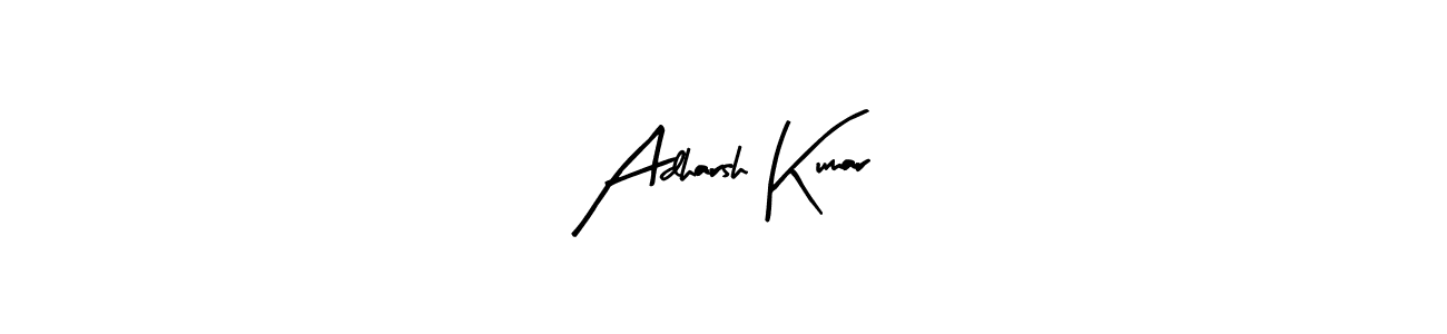 Create a beautiful signature design for name Adharsh Kumar. With this signature (Arty Signature) fonts, you can make a handwritten signature for free. Adharsh Kumar signature style 8 images and pictures png