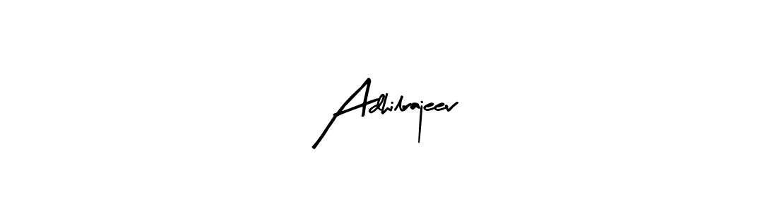 Design your own signature with our free online signature maker. With this signature software, you can create a handwritten (Arty Signature) signature for name Adhilrajeev. Adhilrajeev signature style 8 images and pictures png