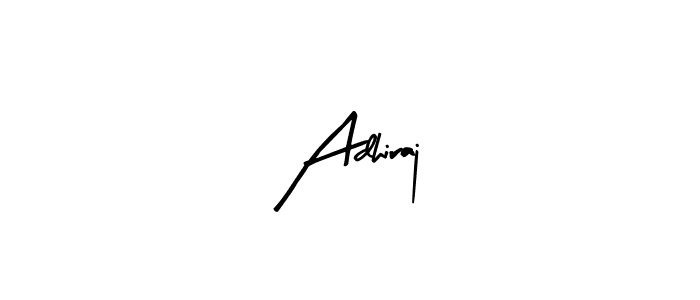 Similarly Arty Signature is the best handwritten signature design. Signature creator online .You can use it as an online autograph creator for name Adhiraj. Adhiraj signature style 8 images and pictures png