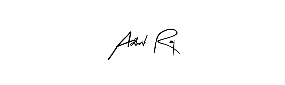 Also we have Adhrit Raj name is the best signature style. Create professional handwritten signature collection using Arty Signature autograph style. Adhrit Raj signature style 8 images and pictures png