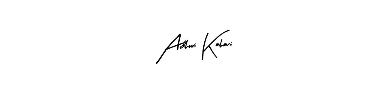 Also we have Adhuri Kahani name is the best signature style. Create professional handwritten signature collection using Arty Signature autograph style. Adhuri Kahani signature style 8 images and pictures png