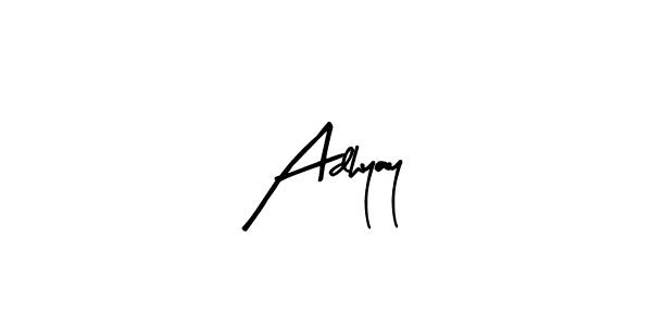 Make a beautiful signature design for name Adhyay. Use this online signature maker to create a handwritten signature for free. Adhyay signature style 8 images and pictures png
