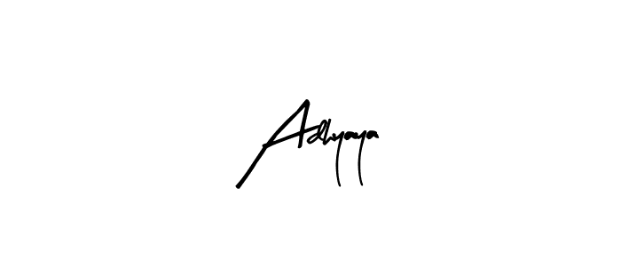 The best way (Arty Signature) to make a short signature is to pick only two or three words in your name. The name Adhyaya include a total of six letters. For converting this name. Adhyaya signature style 8 images and pictures png