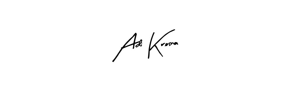 Make a beautiful signature design for name Adi Krosna. Use this online signature maker to create a handwritten signature for free. Adi Krosna signature style 8 images and pictures png