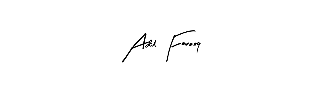 You should practise on your own different ways (Arty Signature) to write your name (Adil Farooq) in signature. don't let someone else do it for you. Adil Farooq signature style 8 images and pictures png