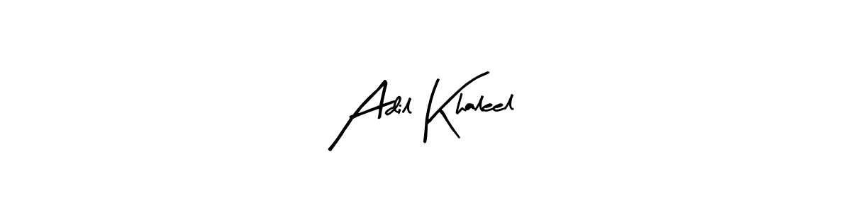 Design your own signature with our free online signature maker. With this signature software, you can create a handwritten (Arty Signature) signature for name Adil Khaleel. Adil Khaleel signature style 8 images and pictures png