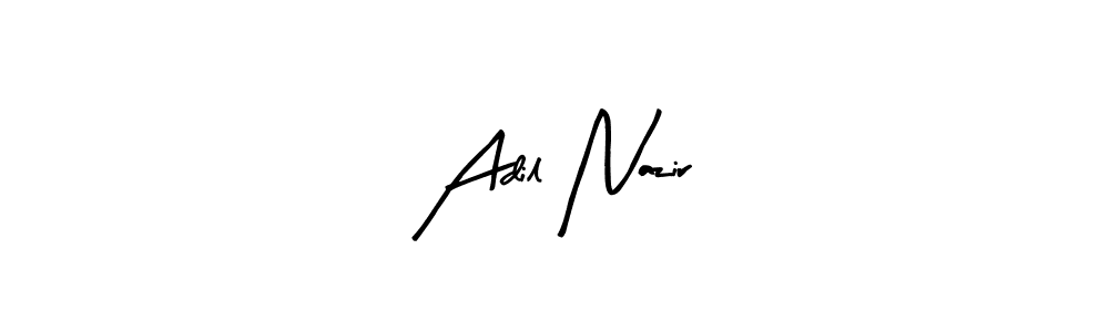 Create a beautiful signature design for name Adil Nazir. With this signature (Arty Signature) fonts, you can make a handwritten signature for free. Adil Nazir signature style 8 images and pictures png