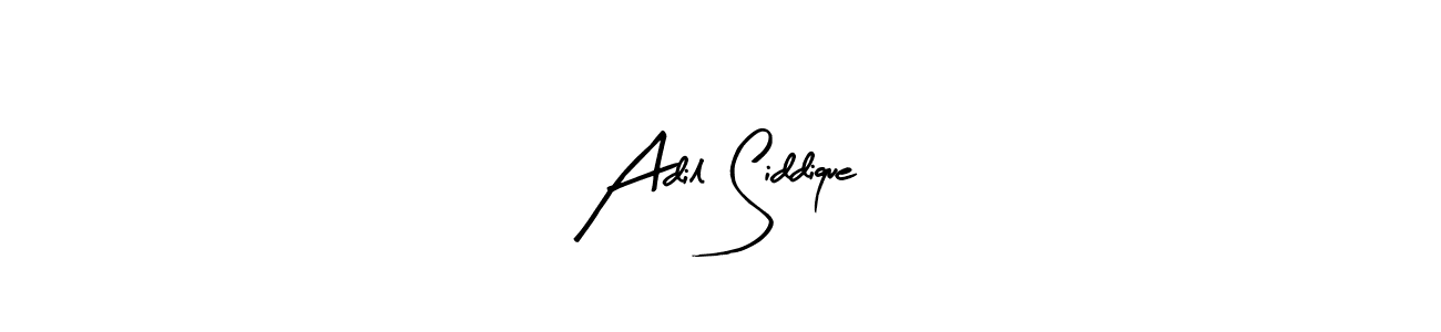 Use a signature maker to create a handwritten signature online. With this signature software, you can design (Arty Signature) your own signature for name Adil Siddique. Adil Siddique signature style 8 images and pictures png