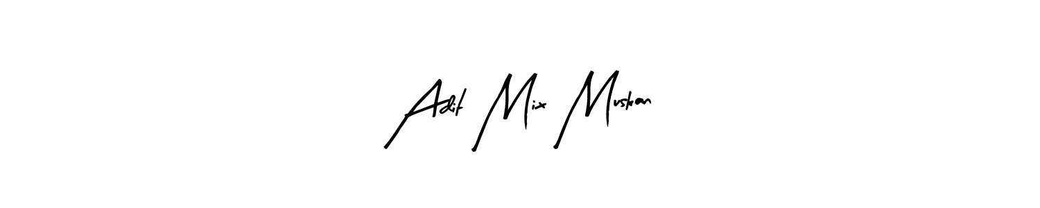 Also You can easily find your signature by using the search form. We will create Adit Mix Muskan name handwritten signature images for you free of cost using Arty Signature sign style. Adit Mix Muskan signature style 8 images and pictures png