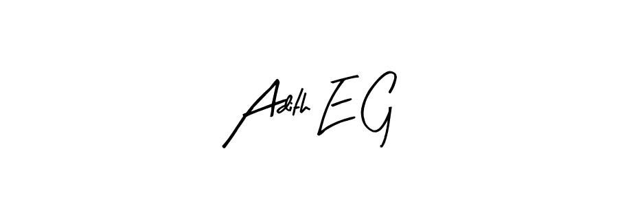 Create a beautiful signature design for name Adith E G. With this signature (Arty Signature) fonts, you can make a handwritten signature for free. Adith E G signature style 8 images and pictures png