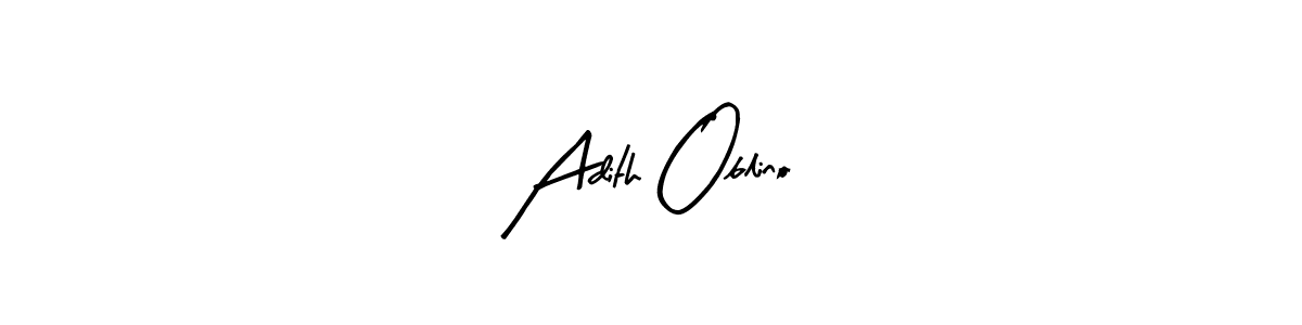 Make a beautiful signature design for name Adith Oblino. Use this online signature maker to create a handwritten signature for free. Adith Oblino signature style 8 images and pictures png