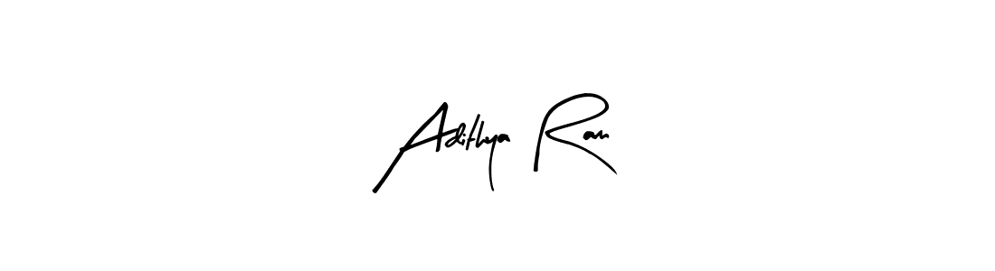 Design your own signature with our free online signature maker. With this signature software, you can create a handwritten (Arty Signature) signature for name Adithya Ram. Adithya Ram signature style 8 images and pictures png