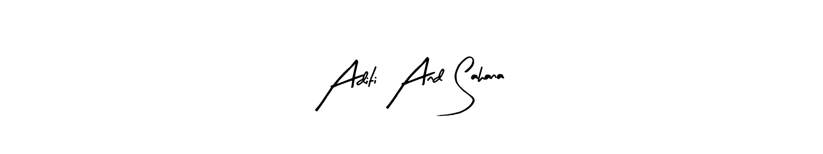 Also You can easily find your signature by using the search form. We will create Aditi And Sahana name handwritten signature images for you free of cost using Arty Signature sign style. Aditi And Sahana signature style 8 images and pictures png