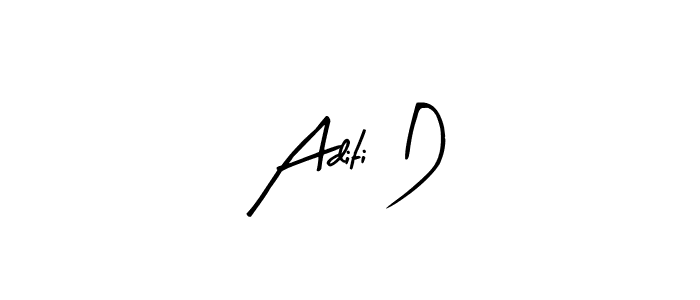 Make a beautiful signature design for name Aditi D. With this signature (Arty Signature) style, you can create a handwritten signature for free. Aditi D signature style 8 images and pictures png