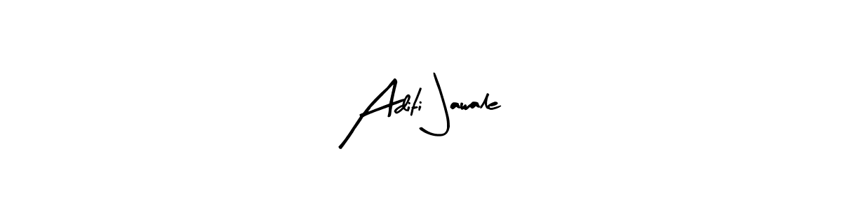 Similarly Arty Signature is the best handwritten signature design. Signature creator online .You can use it as an online autograph creator for name Aditi Jawale. Aditi Jawale signature style 8 images and pictures png