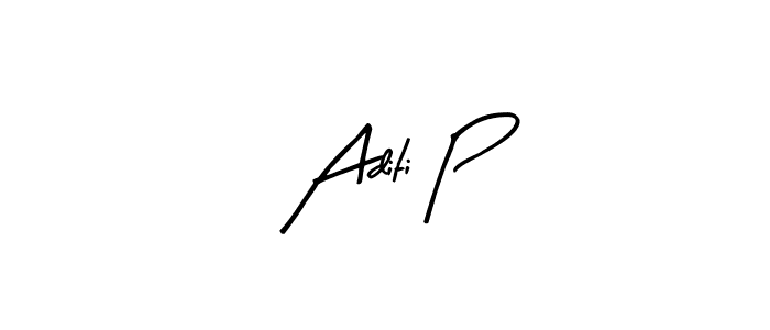 You should practise on your own different ways (Arty Signature) to write your name (Aditi P) in signature. don't let someone else do it for you. Aditi P signature style 8 images and pictures png