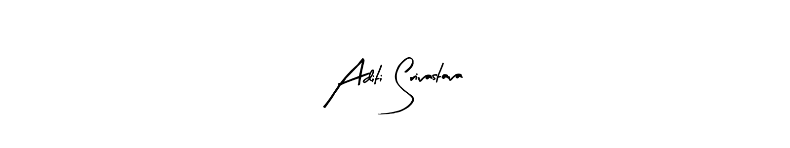 How to make Aditi Srivastava name signature. Use Arty Signature style for creating short signs online. This is the latest handwritten sign. Aditi Srivastava signature style 8 images and pictures png