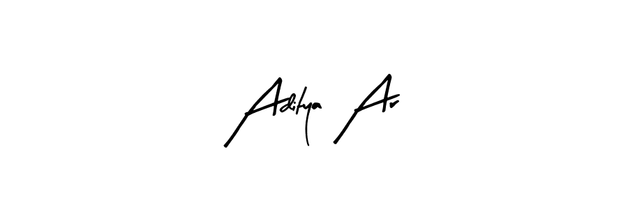 Aditya Ar stylish signature style. Best Handwritten Sign (Arty Signature) for my name. Handwritten Signature Collection Ideas for my name Aditya Ar. Aditya Ar signature style 8 images and pictures png