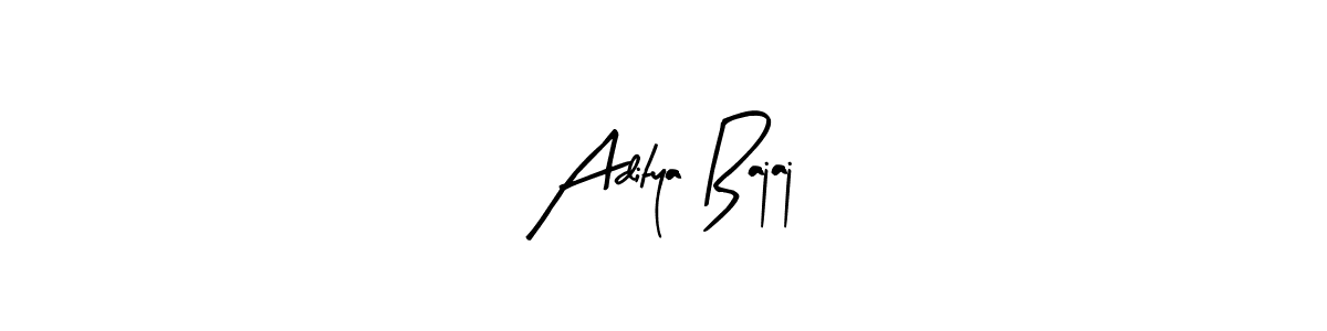 if you are searching for the best signature style for your name Aditya Bajaj. so please give up your signature search. here we have designed multiple signature styles  using Arty Signature. Aditya Bajaj signature style 8 images and pictures png