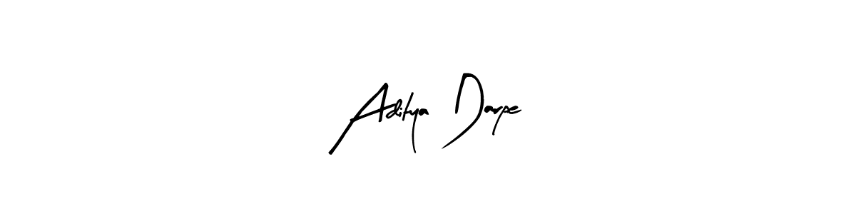 Also we have Aditya Darpe name is the best signature style. Create professional handwritten signature collection using Arty Signature autograph style. Aditya Darpe signature style 8 images and pictures png