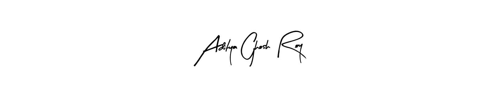 Create a beautiful signature design for name Aditya Ghosh Roy. With this signature (Arty Signature) fonts, you can make a handwritten signature for free. Aditya Ghosh Roy signature style 8 images and pictures png