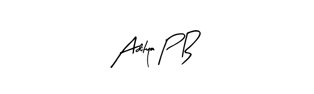 How to Draw Aditya P B signature style? Arty Signature is a latest design signature styles for name Aditya P B. Aditya P B signature style 8 images and pictures png