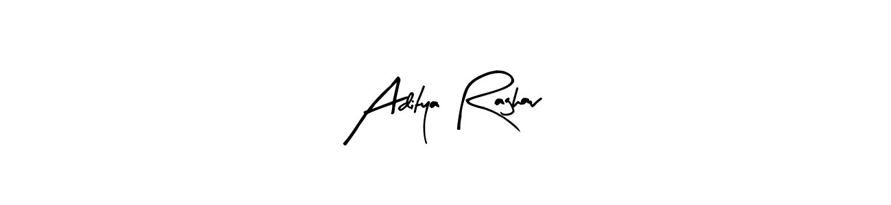 Use a signature maker to create a handwritten signature online. With this signature software, you can design (Arty Signature) your own signature for name Aditya Raghav. Aditya Raghav signature style 8 images and pictures png