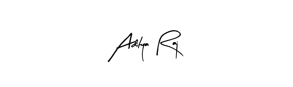 Arty Signature is a professional signature style that is perfect for those who want to add a touch of class to their signature. It is also a great choice for those who want to make their signature more unique. Get Aditya Raj name to fancy signature for free. Aditya Raj signature style 8 images and pictures png