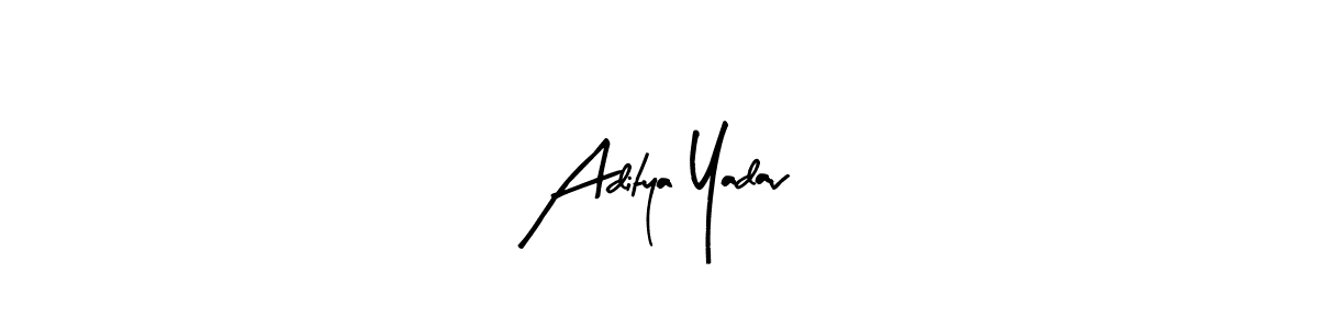 You should practise on your own different ways (Arty Signature) to write your name (Aditya Yadav) in signature. don't let someone else do it for you. Aditya Yadav signature style 8 images and pictures png