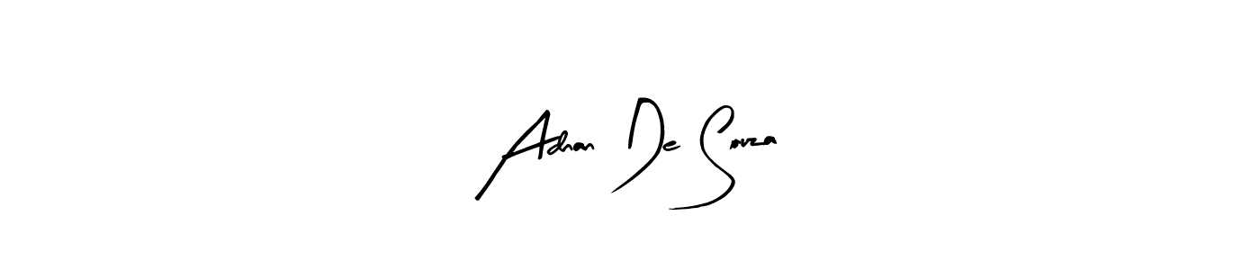 Design your own signature with our free online signature maker. With this signature software, you can create a handwritten (Arty Signature) signature for name Adnan De Souza. Adnan De Souza signature style 8 images and pictures png