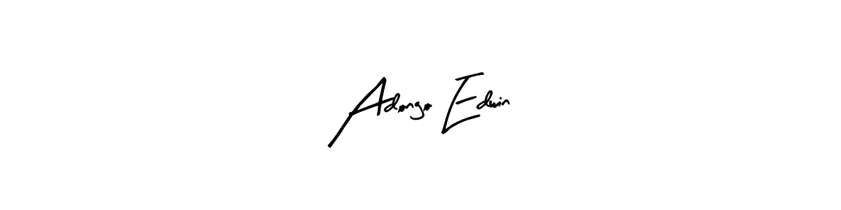 Also we have Adongo Edwin name is the best signature style. Create professional handwritten signature collection using Arty Signature autograph style. Adongo Edwin signature style 8 images and pictures png