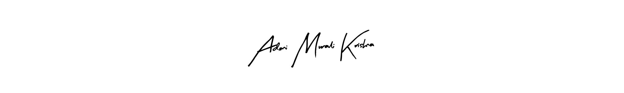 Here are the top 10 professional signature styles for the name Adoni Murali Krishna. These are the best autograph styles you can use for your name. Adoni Murali Krishna signature style 8 images and pictures png