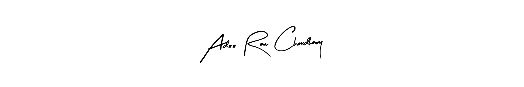 Adoo Ram Choudhary stylish signature style. Best Handwritten Sign (Arty Signature) for my name. Handwritten Signature Collection Ideas for my name Adoo Ram Choudhary. Adoo Ram Choudhary signature style 8 images and pictures png