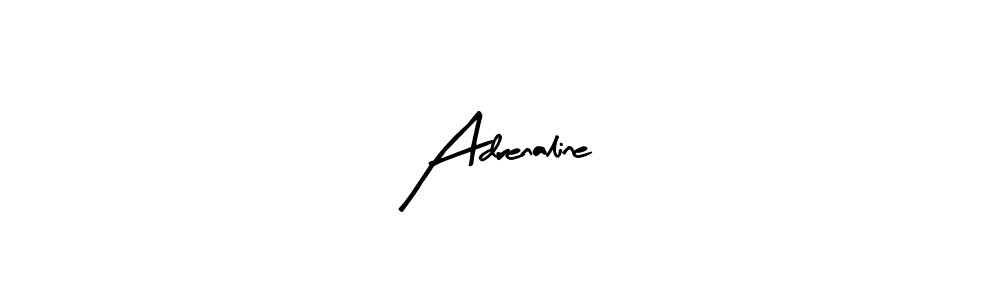 Make a beautiful signature design for name Adrenaline. With this signature (Arty Signature) style, you can create a handwritten signature for free. Adrenaline signature style 8 images and pictures png