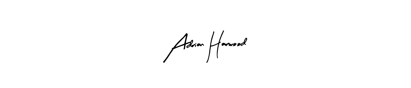 Use a signature maker to create a handwritten signature online. With this signature software, you can design (Arty Signature) your own signature for name Adrian Harwood. Adrian Harwood signature style 8 images and pictures png