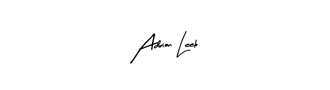 Make a beautiful signature design for name Adrian Leek. Use this online signature maker to create a handwritten signature for free. Adrian Leek signature style 8 images and pictures png