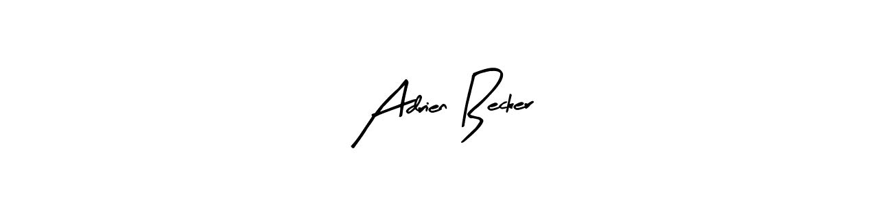 How to make Adrien Becker name signature. Use Arty Signature style for creating short signs online. This is the latest handwritten sign. Adrien Becker signature style 8 images and pictures png